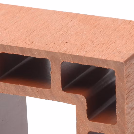 Wall Decoration Terrace Outdoor Park Walk Path Ceiling WPC Timber Tube Composite Post