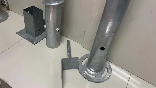 Pigtail Electric Fence Posts Anchor Pole Fence Post Base Ground Screw