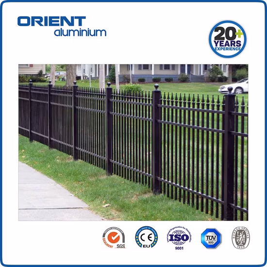 High Quality Outdoor Safety Security Garden Farm Metal Aluminum Fence Panel Post