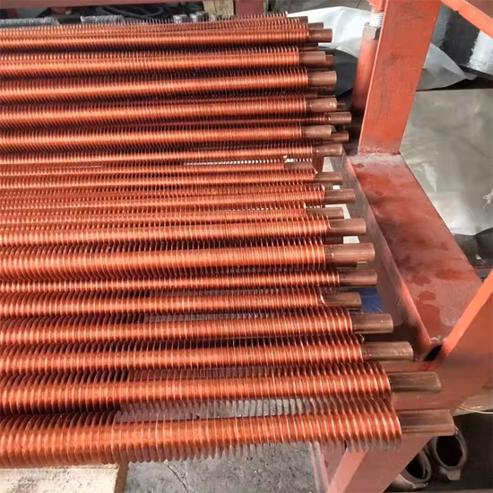 Customized Steel/Copper Aluminum Composite Extruded/Embedded/High Frequency Welding Fin Tube/Boiler Tube/Heat Exchanger Tube