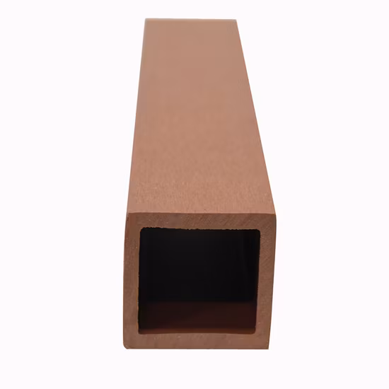 WPC Timber Tube 80*80mm Wood Composite Pillar Square Post for Pergola Outddor