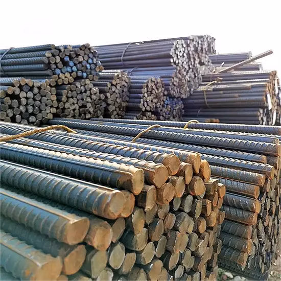 Carbon Fiber Steel Rebar Price Per Ton 6mm 9mm 12mm Deformed Bar Iron Barreinforcement Bar Cheap Tmt Steel Rebar
