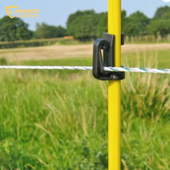 Electric Fence Fiberglass Post with Metal Tip for Farm Livestock